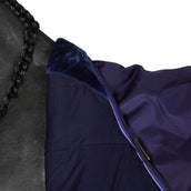 EQUITHÈME Alfombra de Exterior Pro Series Tyrex 1680D 220g con cuello Navy EQUITHÈME Alfombra de Exterior Pro Series Tyrex 1680D 220g con cuello Navy