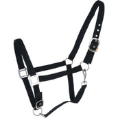 HKM Cabezada Charming For Spanish: Forro Suave Negro HKM Cabezada Charming For Spanish: Forro Suave Negro