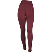 EQUITHÈME Legging de Equitación Brigitte Bordeaux EQUITHÈME Legging de Equitación Brigitte Bordeaux
