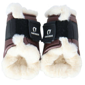 Gatusos Botas para tendones Deluxe Espalda Lana Sintética Marron Gatusos Botas para tendones Deluxe Espalda Lana Sintética Marron