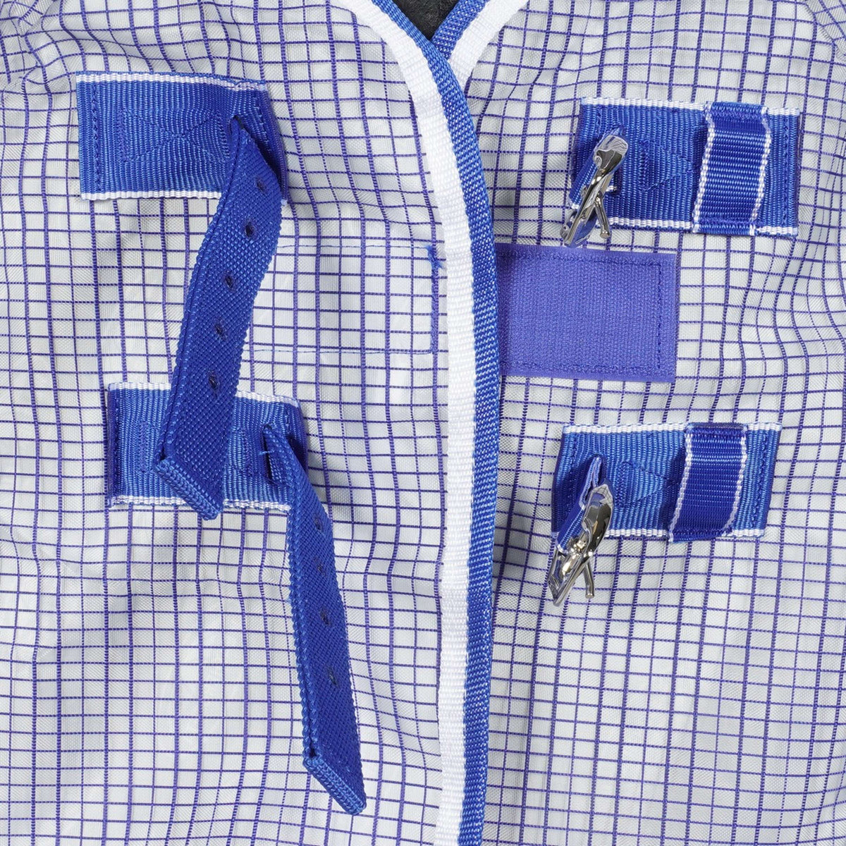 Weatherbeeta Manta Antimoscas Comfitec Ripshield Plus Combo Neck Blanco/Azul Weatherbeeta Manta Antimoscas Comfitec Ripshield Plus Combo Neck Blanco/Azul