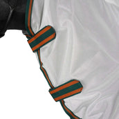 WeatherBeeta Manta Antimoscas ComFiTec Tyro Mesh Combo Neck White/Green/Burnt Orange WeatherBeeta Manta Antimoscas ComFiTec Tyro Mesh Combo Neck White/Green/Burnt Orange