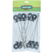 Koltec Aislador de anillo espaciador RVS 10 piezas Koltec Aislador de anillo espaciador RVS 10 piezas