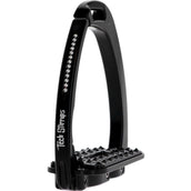 Tech Stirrups Estribos Venice Sloped Evo Swarovski Negro/Negro Tech Stirrups Estribos Venice Sloped Evo Swarovski Negro/Negro