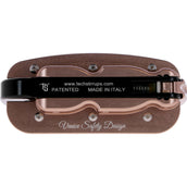 Tech Stirrups Estribos Venice Sloped Evo Swarovski Negro/Oro rosa Tech Stirrups Estribos Venice Sloped Evo Swarovski Negro/Oro rosa