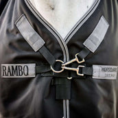 Rambo Turnout 1680D 0g Negro/Thunderstorm Grey/Plateado Rambo Turnout 1680D 0g Negro/Thunderstorm Grey/Plateado