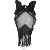 EQUITHÈME Máscara para Moscas Franges con Protección UV Negro EQUITHÈME Máscara para Moscas Franges con Protección UV Negro