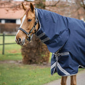 Amigo Turnout Rug Integrated 1200D 250g Navy/Titanium Grey/Silver Amigo Turnout Rug Integrated 1200D 250g Navy/Titanium Grey/Silver