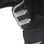 Amigo Turnout Rug Integrated 1200D 250g Black/Titanium Grey/Silver Amigo Turnout Rug Integrated 1200D 250g Black/Titanium Grey/Silver