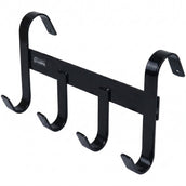 Agradi Horse Colgador de Bridas con 4 Ganchos Negro Agradi Horse Colgador de Bridas con 4 Ganchos Negro
