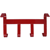 Agradi Horse Colgador de Bridas con 4 Ganchos Rojo Agradi Horse Colgador de Bridas con 4 Ganchos Rojo