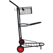 Agradi Horse Carrito Porta-Silla con Cesta Negro Agradi Horse Carrito Porta-Silla con Cesta Negro
