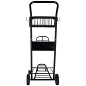 Agradi Horse Carrito Porta-Silla con Cesta Negro Agradi Horse Carrito Porta-Silla con Cesta Negro