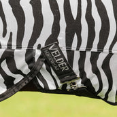 Velder Horsewear Manta Antimoscas con Cuello Zebra Negro/Blanco Velder Horsewear Manta Antimoscas con Cuello Zebra Negro/Blanco