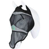 Agradi Horse Máscara para Moscas Fine Mesh con Orificio para la Oreja y Nariz Negro Agradi Horse Máscara para Moscas Fine Mesh con Orificio para la Oreja y Nariz Negro