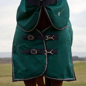 WeatherBeeta ComFiTec Plus Dynamic Turnout Detach-A-Neck 220g Forest Green/Navy WeatherBeeta ComFiTec Plus Dynamic Turnout Detach-A-Neck 220g Forest Green/Navy