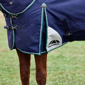 WeatherBeeta ComFiTec Plus Dynamic Turnout Detach-A-Neck 0g Navy/Forest Green WeatherBeeta ComFiTec Plus Dynamic Turnout Detach-A-Neck 0g Navy/Forest Green