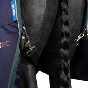 WeatherBeeta ComFiTec Plus Dynamic Turnout High Neck 100g Navy/Forest Green WeatherBeeta ComFiTec Plus Dynamic Turnout High Neck 100g Navy/Forest Green