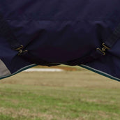 WeatherBeeta ComFiTec Plus Dynamic Turnout High Neck 220g Navy/Forest Green WeatherBeeta ComFiTec Plus Dynamic Turnout High Neck 220g Navy/Forest Green