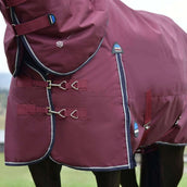 WeatherBeeta ComFiTec Essential Turnout Detach-A-Neck 50g Burdeos/Azul Marino WeatherBeeta ComFiTec Essential Turnout Detach-A-Neck 50g Burdeos/Azul Marino