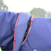 WeatherBeeta ComFiTec Essential Turnout Detach-A-Neck 50g Navy/Burgundy WeatherBeeta ComFiTec Essential Turnout Detach-A-Neck 50g Navy/Burgundy