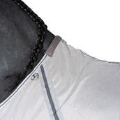 Waldhausen Manta Antimoscas Protect con Cuello Desmontable Plata<>Gris Waldhausen Manta Antimoscas Protect con Cuello Desmontable Plata<>Gris