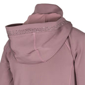 Montar Sudadera con capucha y cremallera MoEmilia Dusty Rose Montar Sudadera con capucha y cremallera MoEmilia Dusty Rose