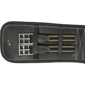 HORKA Cincha de doma Cuero Negro/Plata HORKA Cincha de doma Cuero Negro/Plata