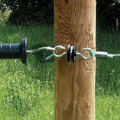 Agradi Power Aislador de Mango de Puerta Galvanizado con 2 Ganchos 10 Unidades Agradi Power Aislador de Mango de Puerta Galvanizado con 2 Ganchos 10 Unidades