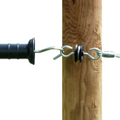 Ako Aislador de Mango de Puerta Galvanizado con 2 Ganchos 10 Unidades Ako Aislador de Mango de Puerta Galvanizado con 2 Ganchos 10 Unidades