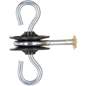 Agradi Power Aislador de Mango de Puerta Galvanizado con 2 Ganchos 10 Unidades Agradi Power Aislador de Mango de Puerta Galvanizado con 2 Ganchos 10 Unidades