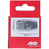 Ako Abrazadera para Cuerda Galvanizada 2,5mm 5 Unidades Ako Abrazadera para Cuerda Galvanizada 2,5mm 5 Unidades