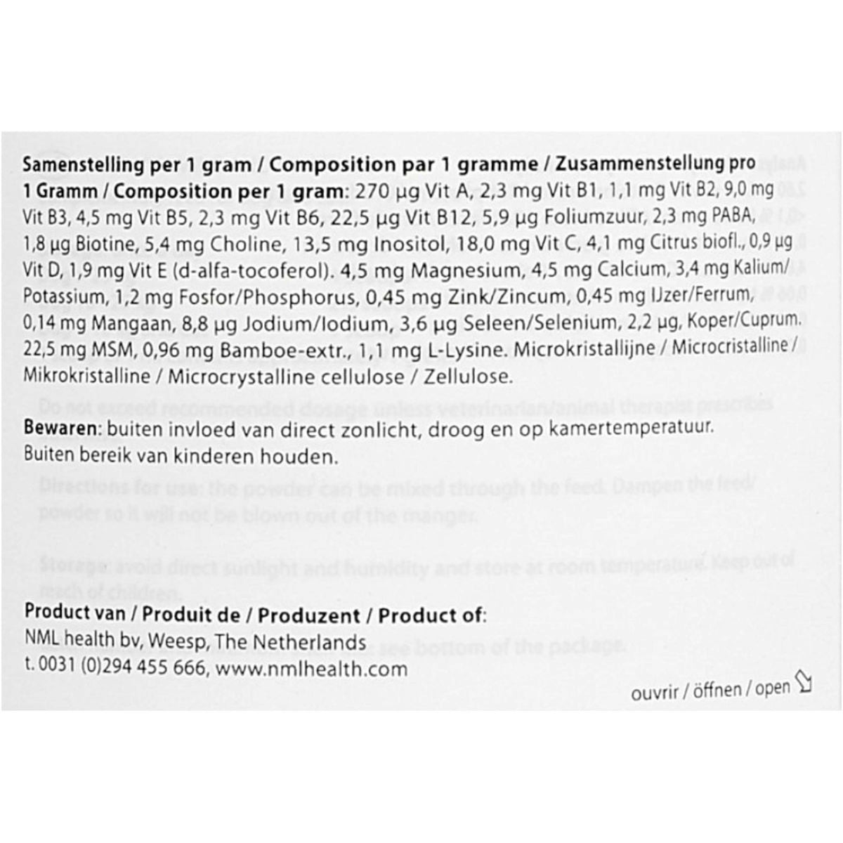 Puur Natuur Vitaminas Minerales Perro/Gato Puur Natuur Vitaminas Minerales Perro/Gato