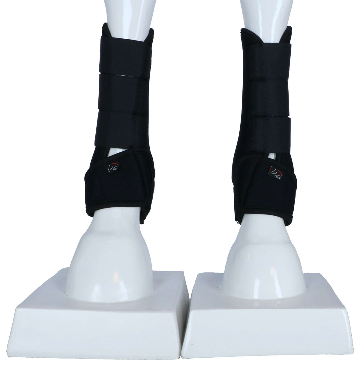 HKM Protectores de piernas Colour Negro HKM Protectores de piernas Colour Negro