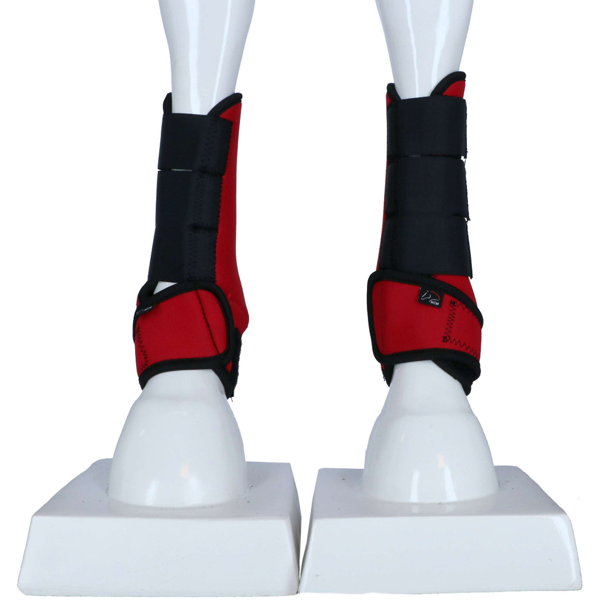 HKM Protectores de piernas Colour Rojo/Negro HKM Protectores de piernas Colour Rojo/Negro