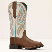 Ariat Botas Western Round Up W Toe Mujer Sandstorm/Distressed Ivory Ariat Botas Western Round Up W Toe Mujer Sandstorm/Distressed Ivory