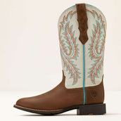 Ariat Botas Western Round Up W Toe Mujer Sandstorm/Distressed Ivory Ariat Botas Western Round Up W Toe Mujer Sandstorm/Distressed Ivory