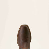 Ariat Botas Western Round Up Narrow Cutter Toe Sassy Brown/Ocean Wave Ariat Botas Western Round Up Narrow Cutter Toe Sassy Brown/Ocean Wave