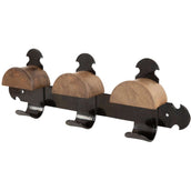 Stubbs Colgador de Bridas Retro Negro Stubbs Colgador de Bridas Retro Negro