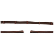 BR Riendas Lino 19mm Blind/Hebilla Redonda Roble/Plata BR Riendas Lino 19mm Blind/Hebilla Redonda Roble/Plata