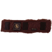 BR Protector de Muserola Piel de oveja 5cm Marron BR Protector de Muserola Piel de oveja 5cm Marron