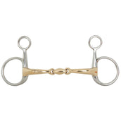 BR Bocado Baucher Articulado Contacto Suave Curvado Doble Articulación Curvada 12mm BR Bocado Baucher Articulado Contacto Suave Curvado Doble Articulación Curvada 12mm