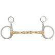 BR Bocado Baucher Articulado Contacto Suave Curvado Doble Articulación Curvada 12mm