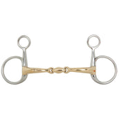 BR Bocado Baucher Articulado Contacto Suave Curvado Doble Articulación Curvada 12mm BR Bocado Baucher Articulado Contacto Suave Curvado Doble Articulación Curvada 12mm