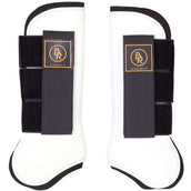 BR Botas para tendones Español: Trasero X-Alto Pu Neopreno Blanco BR Botas para tendones Español: Trasero X-Alto Pu Neopreno Blanco