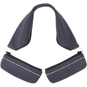 BR Cuello y Solapa de Bolsillo Ankara Cinta Plateada de Competición Azul BR Cuello y Solapa de Bolsillo Ankara Cinta Plateada de Competición Azul