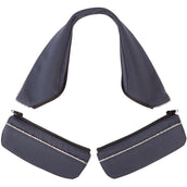 BR Cuello y Solapa de Bolsillo Ankara Cinta Plateada de Competición Azul BR Cuello y Solapa de Bolsillo Ankara Cinta Plateada de Competición Azul