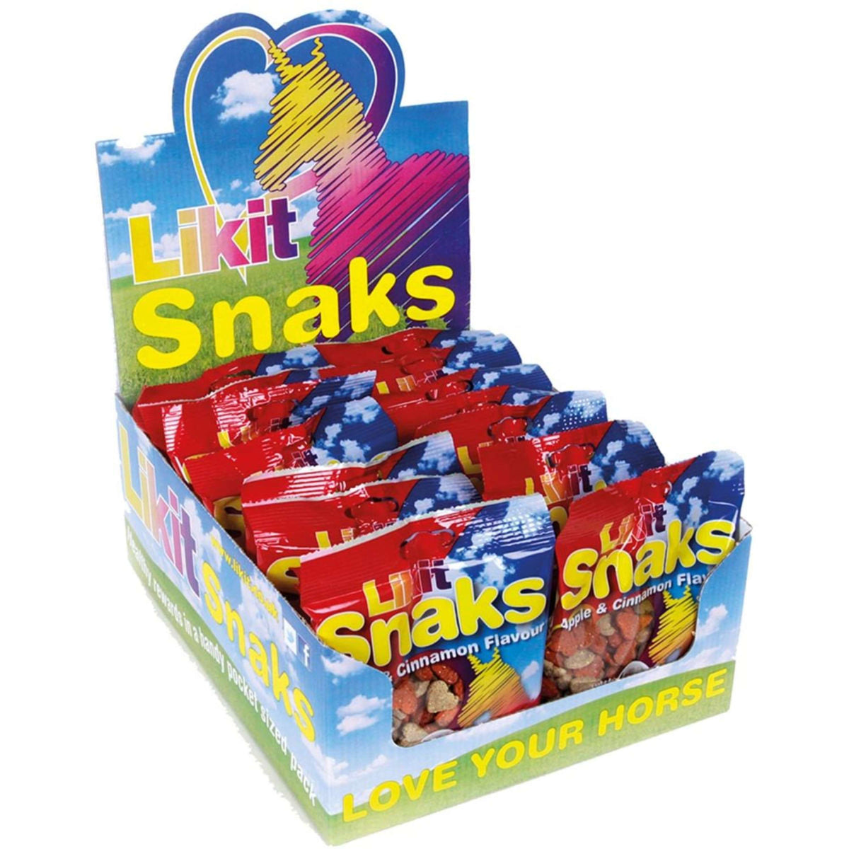 Likit Golosinas para Caballos Snaks Manzana Canela Likit Golosinas para Caballos Snaks Manzana Canela