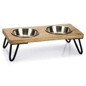 Designed by Lotte Plato de Comida para Gato Linga con 2 Contenedores Designed by Lotte Plato de Comida para Gato Linga con 2 Contenedores
