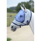 Bucas Buzz-Off Máscara Anti-Moscas Delux Azul Bucas Buzz-Off Máscara Anti-Moscas Delux Azul
